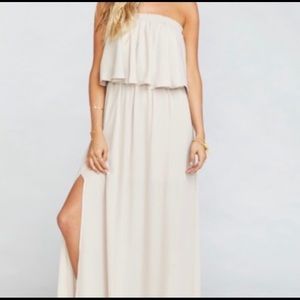 Hacienda Maxi Dress ~Show Me the Ring Crisp-Large